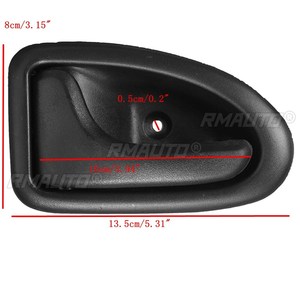 Manijas Interiores Negras para Puertas de Coche, Lado Izquierdo y Derecho, para Renault Clio (1999 en adelante), Scenic (1999-2005), Megane (1998-2002) - Product Image 2