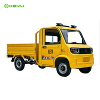Mini camionnette électrique chinoise à propulsion arrière avec contrôle qualité strict, vitesse maximale de 50 km/h, sièges en cuir, autonomie de 80-100 km, à vendre