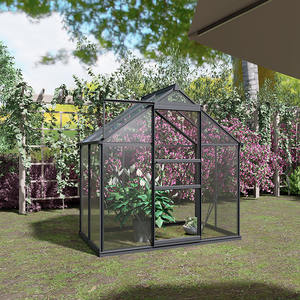 Petite <span class=keywords><strong>serre</strong></span> <span class=keywords><strong>de</strong></span> haute qualité pour les familles Sun Room et chambre à fleurs avec <span class=keywords><strong>plaque</strong></span> <span class=keywords><strong>de</strong></span> verre pour le <span class=keywords><strong>jardin</strong></span> - Product Image 4