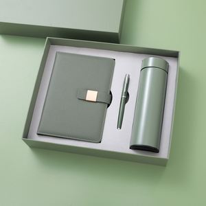 Set <span class=keywords><strong>de</strong></span> Papelería con Botella <span class=keywords><strong>de</strong></span> Agua Aislada y <span class=keywords><strong>Cuaderno</strong></span> <span class=keywords><strong>de</strong></span> Cuero PU A5 con Bolígrafo, Personalizado con Logotipo, Regalo <span class=keywords><strong>para</strong></span> Profesores - Product Image 4