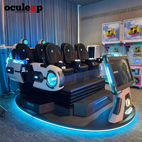 Simulateur de montagnes russes 9D pour 6 personnes, machine de jeu d'arcade 5D, simulateur de vol 7D, nouvelle expérience de divertissement AR/VR VR 12D Spaceship 2026