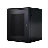Boîte de sécurité murale de 19 pouces, petit coffret réseau avec porte en maille pour routeur et équipement réseau à domicile ou au bureau