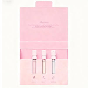 Maßgefertigte 1ml 2ml 3ml <span class=keywords><strong>4</strong></span> Stück Geprägte Duftproben EDP Tester-Sprühfläschchen Parfüm-Probenpackung Entdeckungs-Papierbox mit Einlage - Product Image 2