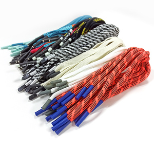 Tùy Chỉnh Phẳng Bông Dây Giày Đầy Màu Sắc Trang Trí Dây Kéo Dây Giày Dây Giày Với Lớp Phủ Cho Túi Xách Và Hàng May Mặc - Product Image 2