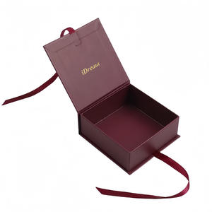 Sacs de shopping en papier écologique de luxe personnalisés avec logo, recyclables, estampage à chaud pour vêtements, chaussures, montres, couleur <span class=keywords><strong>bordeaux</strong></span>, vente en gros - Product Image 6