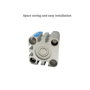 Cilindro <span class=keywords><strong>de</strong></span> Guía Compacto TACQ, Pistón Neumático con Guías, Cilindro <span class=keywords><strong>de</strong></span> <span class=keywords><strong>Doble</strong></span> Acción con Varilla <span class=keywords><strong>de</strong></span> Guía - Product Image 6