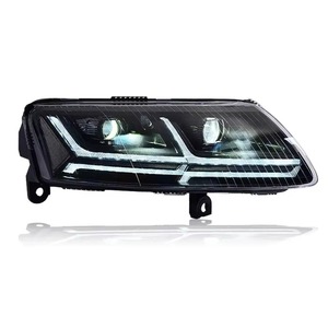 Accessori Auto: Fari Anteriori con Indicatori di Direzione per Audi <span class=keywords><strong>A6</strong></span> 05-12, Gruppo Ottico Modificato Nuovo Design, Fari Abbaglianti e Anabbaglianti, Vendita Calda - Product Image 1