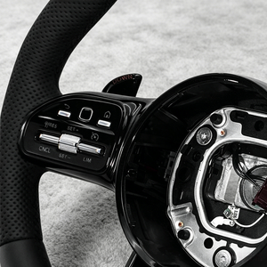 Volant en cuir pour Mercedes Benz 2021 2022 <span class=keywords><strong>2023</strong></span> W 222 W205 W166 W177 Classe A GT W213 W246 X253 W212 Amg - Product Image 4