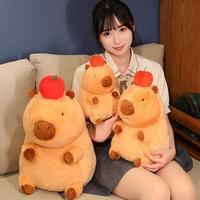 Peluche Capybara Tendance, Jouet en Peluche Capybara Créatif, Cadeau d'Anniversaire Mignon, Vente en Gros