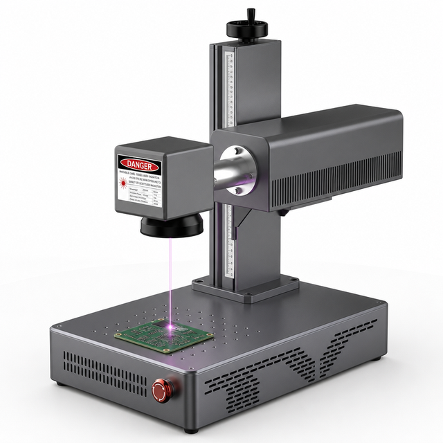 A1 Laser Marking Machine Stainless Steel Metal Engraver Nameplate Tag Marking Equipment for Factory Production