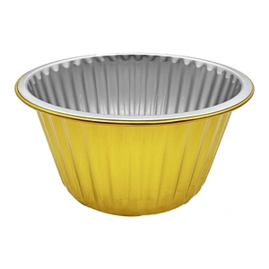 RE3G Boîtes à emporter rondes en aluminium basse quantité minimale de commande de 1700ml pour les contenants alimentaires de voyage Contenant en aluminium - Product Image 1