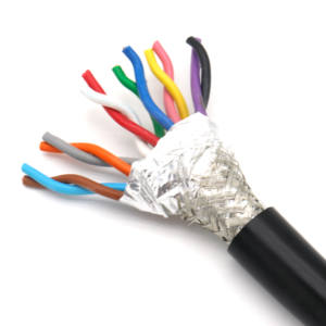 16AWG สาย18AWG เกลียว24คู่ <span class=keywords><strong>pltc</strong></span> สายเคเบิลป้องกันหน้าจอ1มม. - Product Image 1