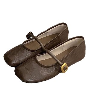 Nouvelles Chaussures Plates Noires Rétro Françaises à Bout Carré et Coupe Basse pour Femme Printemps-Automne 2026 - Product Image 5