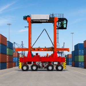 Chariot transitaire intermodal 35 tonnes 45 tonnes pour le positionnement de conteneurs en port avec une grande efficacité de travail - Product Image 2