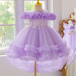 Vestido de Princesa para Niñas, Sin Mangas, Floral, Hasta la Rodilla, Traje de Fiesta de Cumpleaños, Disfraz de Piano - Product Image 2