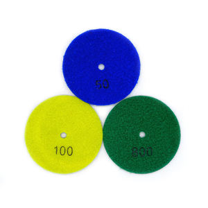 Larga vida laboral seco disco de diamante almohadilla de pulido para suelo de hormigón - Product Image 2