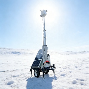 Caméra de surveillance <span class=keywords><strong>solaire</strong></span> stable, remorque de surveillance CCTV <span class=keywords><strong>solaire</strong></span> de petite taille pour terrain enneigé - Product Image 1
