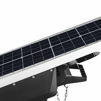 Lampe solaire LED pour rue de 100 watts, capteur PIR IK10, lampe solaire LED tout-en-un, lampe extérieure LED, étanche IP66 pour l'éclairage routier