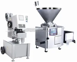 industrial automatic sausage butter vacuum filling machine sausage butter vacuum filler and clipper machine