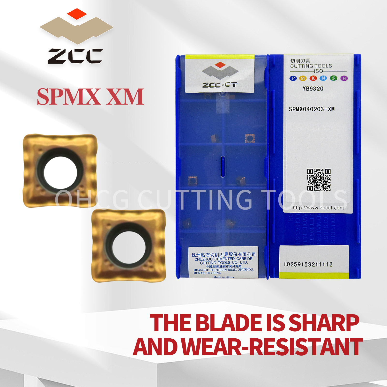 ZCC SPMX YB9320 Carbide Inserts - Precision CNC Tools