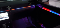ICarsin Éclairage d'ambiance intérieur de voiture Symphony 256 couleurs pour Skoda Superb 2016-2025, accessoires de décoration et garnitures