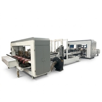 Machine automatique de formage et de collage de boîtes en carton ondulé à grande vitesse
