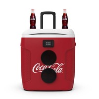 Glacière Chariot Professionnelle Mini Portable en Plastique avec Roues, Lecteur Audio Musical de Haute Qualité et Accessoires d'Enceinte