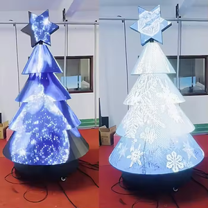 XOBLED <b>LED</b> Christmas <b>Tree</b> Display <b>Light</b> Blue Color Indoor Use Full Color P2.5mm High Resolution - Product Image 3