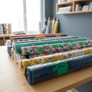 Tela Tejida Estampada de Sarga T/C Certificada de 195 cm, 135 g/m², 100% Algodón Peinado, Ancho de 76/77 Pulgadas para Camisas, Vestidos y Blusas - Product Image 3