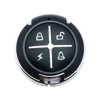 Télécommande clone à quatre boutons Matériau ABS rond Durable