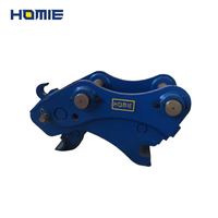 Coupleur rapide hydraulique à double verrouillage pour excavatrice de 20 tonnes, attache rapide robuste pour CAT Komatsu Volvo, changement rapide
