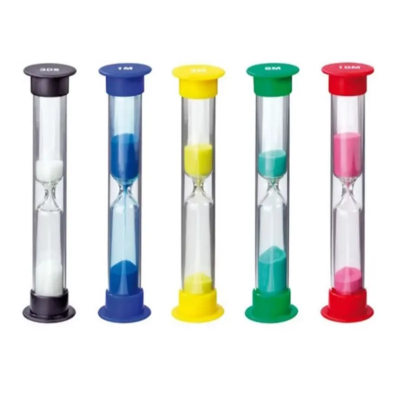 Plastic Waterproof Shower Sand Timer Mini Hourglass Factory in Stock