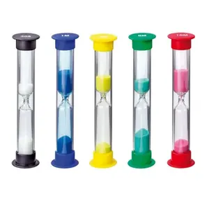 Plastic Waterproof Shower Sand Timer Mini Hourglass Factory in Stock