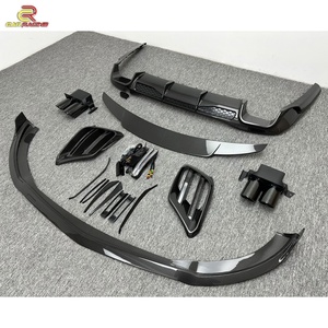 Kit de Carrocería de Fibra de Carbono Estilo Brabu con Alerón Delantero, Difusor Trasero y Alerón Trasero para Benz Clase S W223 S450 S500 2021-2024 - Product Image 2