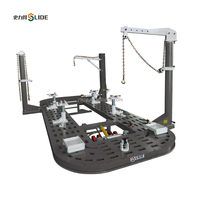 Promotion : Banc de redressage de carrosserie automobile robuste avec système de traction hydraulique pour la réparation de collisions