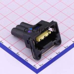 368000-1 Housing (Wire-to-Board / Wire-to-Wire) Connector 1x3P 1 3 Without Latch - Product Image 1