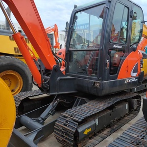 Mini-excavatrice Doosan d'occasion en stock DX55 DX60-7 DX60-9C DX75 DX80, mini-excavatrice sur chenilles Doosan de haute qualité à prix bas - Product Image 4