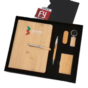 ชุดของขวัญไม้ไผ่แบบกำหนดเอง: แฟลชไดรฟ์ USB พร้อมโลโก้, สมุดบันทึก และพวงกุญแจ - ของขวัญสำหรับองค์กรที่เป็นมิตรกับสิ่งแวดล้อม - Product Image 3