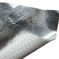 Technologie avancée de refroidissement de surface Composites de feuille de film d'aluminium Matériau PE résistant à l'eau Construction de couche de réflexion thermique