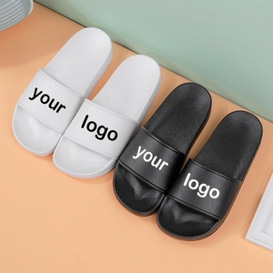 Custom Logo Slide Sandals Men Women Personalized Beach Slippers Summer Outdoor Non Slip Shower <b>Shoes</b> Casual <b>Soft</b> Sole Sliders - Product Image 1