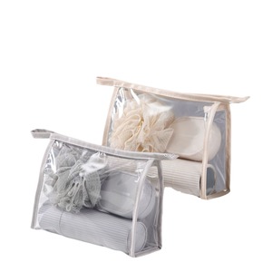 Promotional Wholesale Low MOQ Waterproof Transparent PVC Makeup Bag Travel Storage Bag <strong>Women</strong> Cosmetic <strong>Washbag</strong> with Toiletries - Product Image 1