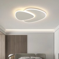 Lampu langit-langit kamar tidur, minimalis Modern putih Super tipis untuk ruang tamu
