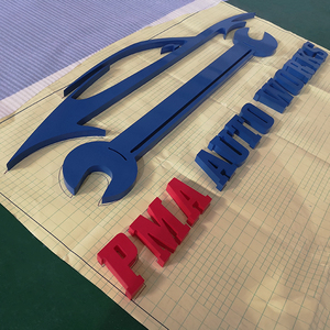 acrílico al aire libre edificio de la letra de canal de señalización de grabado láser <span class=keywords><strong>Oficina</strong></span> Interior palabra Logo con colores - Product Image 1