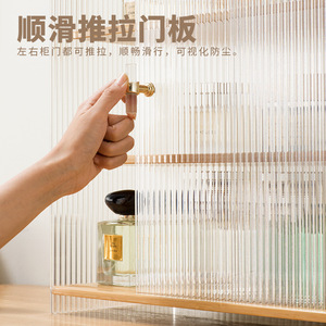 Acrylic Cosmetic Organizer <b>With</b> <b>Drawers</b> Desktop Storage Cabinet For Makeup And Perfume Display - Product Image 4