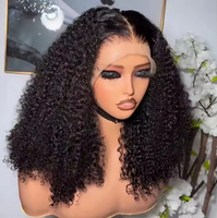 Perruques Courtes Bob en Cheveux Humains, Lace Front, Brésiliennes Afro Kinky Curly, Perruques Bob HD Lace Frontal pour Femmes Noires – Vente en Gros