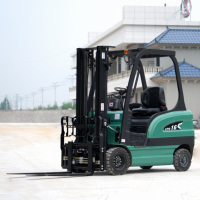 Chariot élévateur électrique mini 1 tonne (1000 kg) à batterie lithium, quatre roues, contrepoids, pour entrepôt et usine, prix bas, Chine