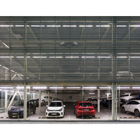 Bâtiment de stationnement multi-étages JIEKE en acier, avec design industriel et structure en acier