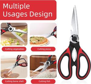 Ciseaux de cuisine avec logo personnalisé, ciseaux de cuisine robustes, ciseaux robustes, ciseaux à volaille améliorés, compatibles lave-vaisselle, pour la viande et les aliments - Product Image 3