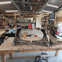 Aile avant en fibre de carbone pour Impreza WRX VAB VAF VRS 15-20, élargisseur d'aile avec fixation par vis et garantie