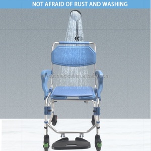 Foldable Aluminum <b>Commode</b> <b>Chair</b> Portable Toilet <b>Chair</b> for Disabled & Elderly - Product Image 5